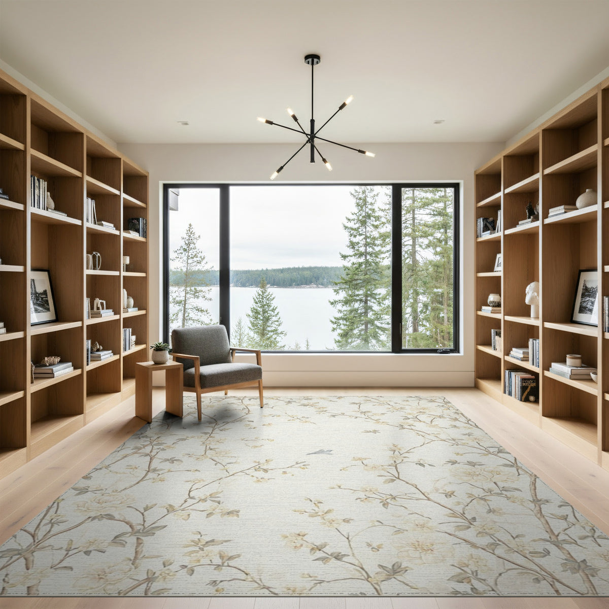 Beige Floral Vintage No. 86 Area Rug