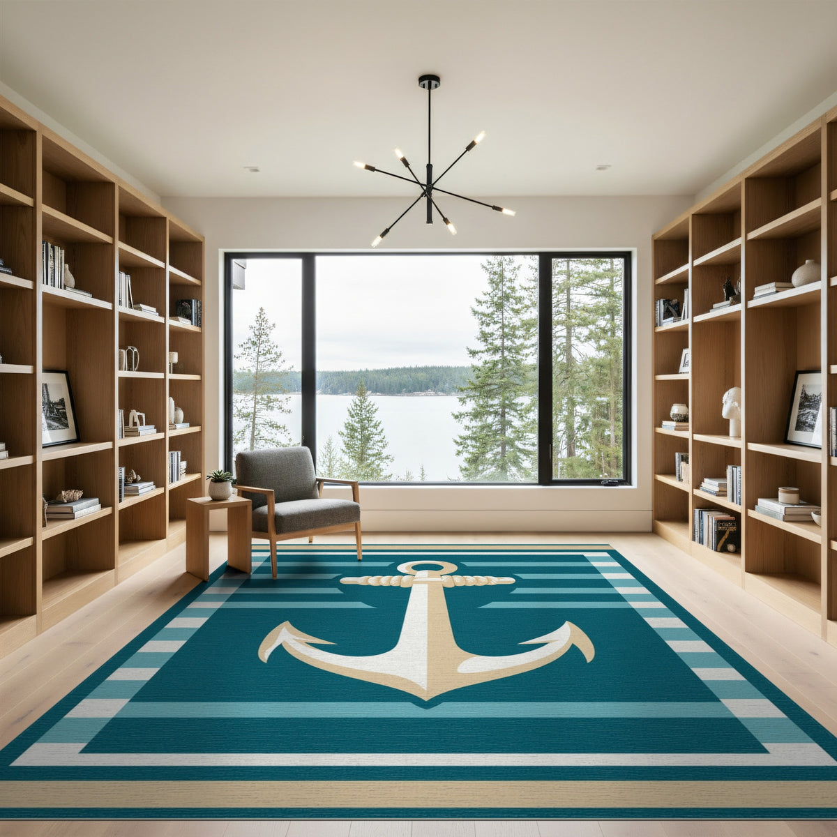 Coastal Anchor Area Rug