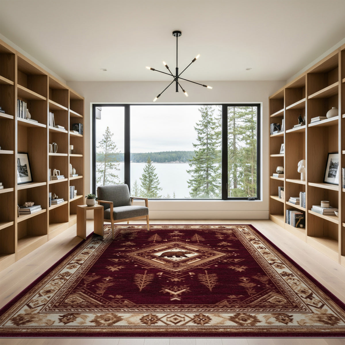 Red Bear Heritage Area Rug