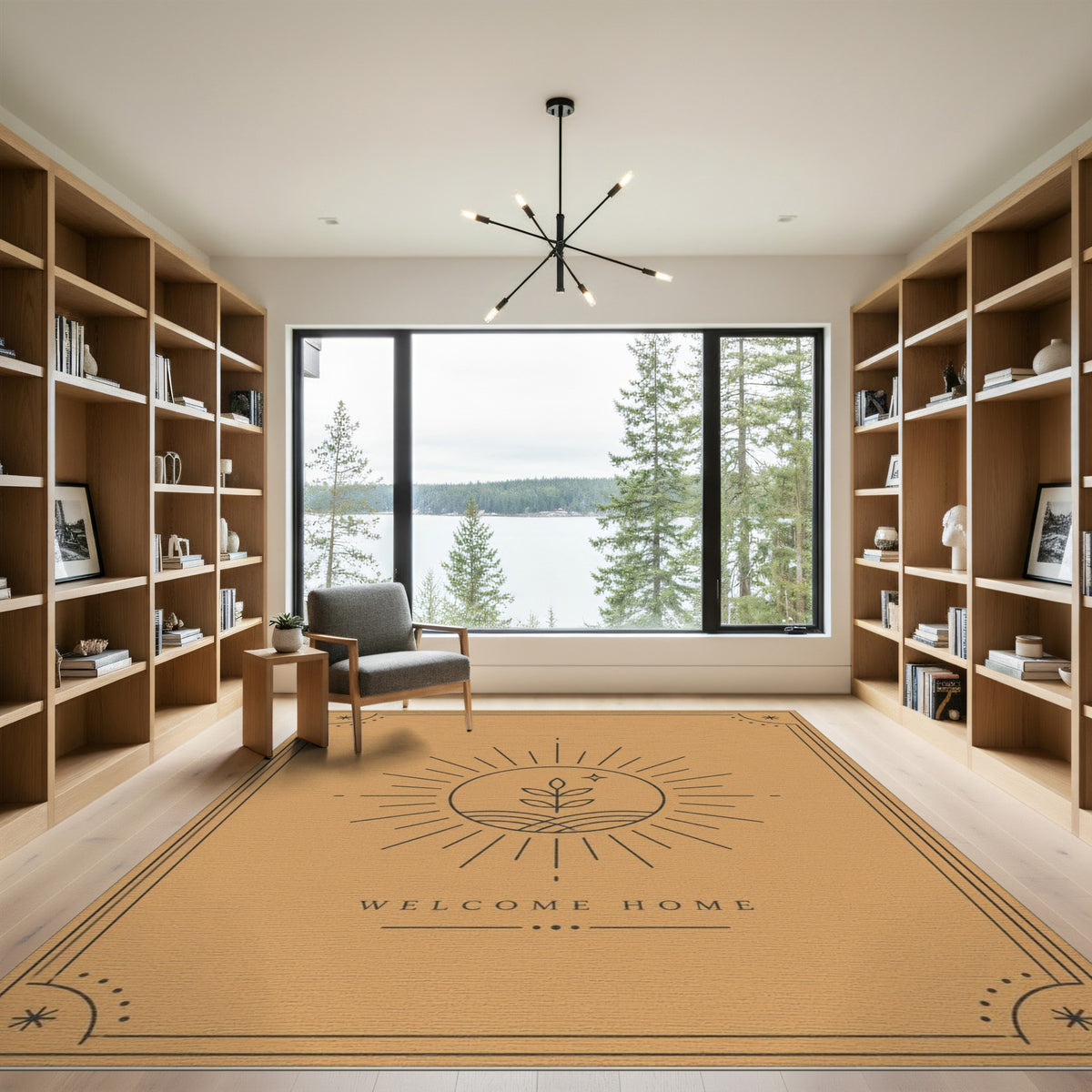 Welcome Home Terracotta Area Rug