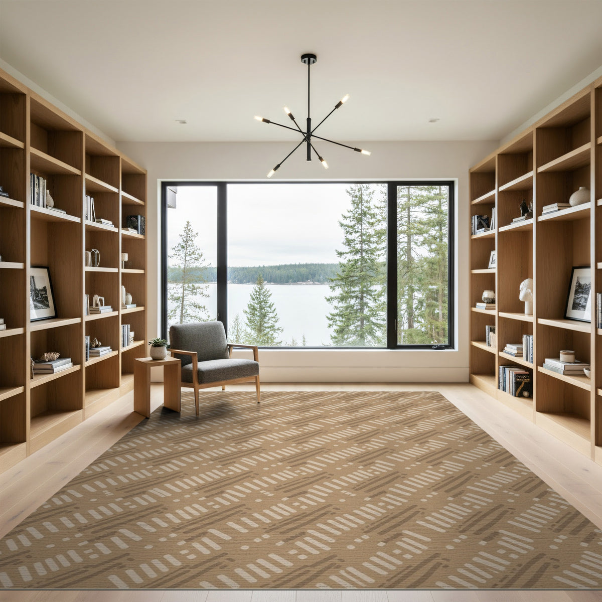 Heritage Tribal Brown Tan Area Rug