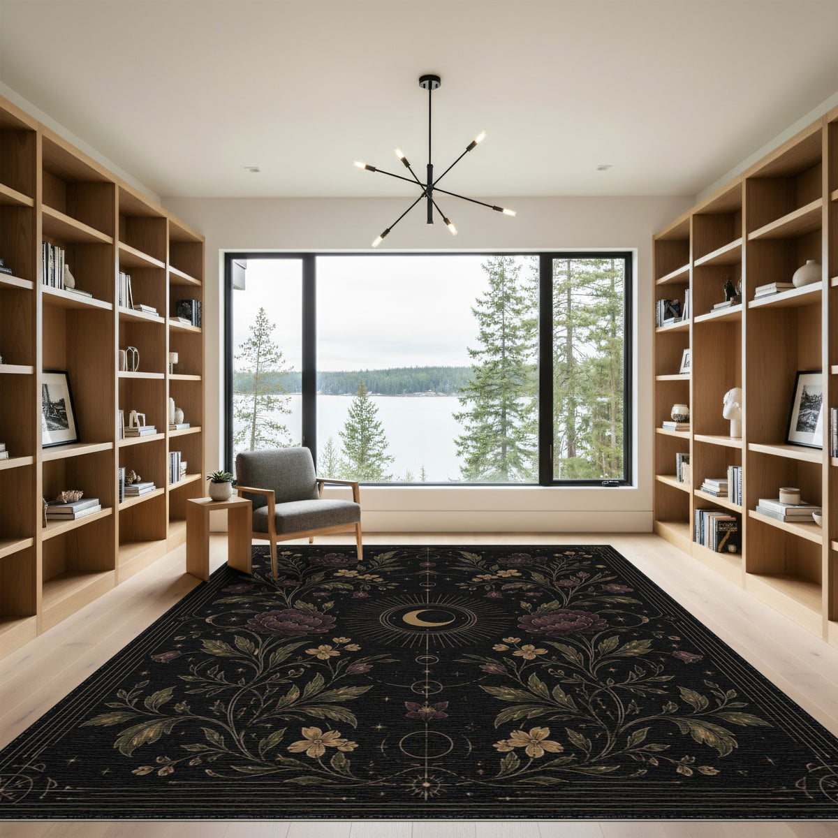 Mystic Moon Floral Area Rug