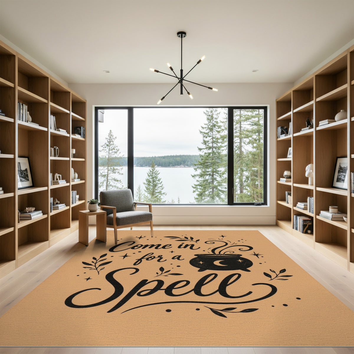 Come In For A Spell Cauldron Area Rug