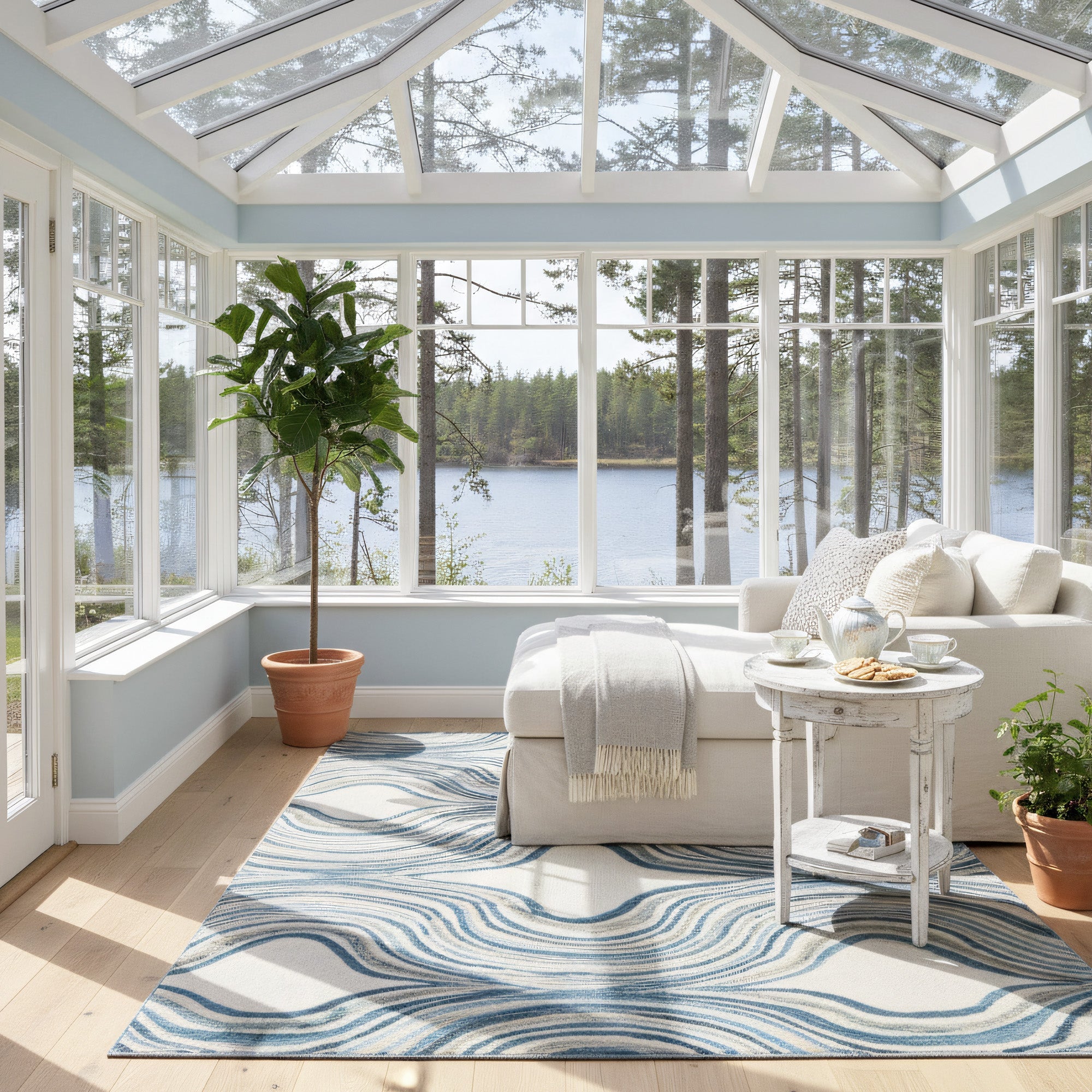 Glass Conservatory – Wave Rug