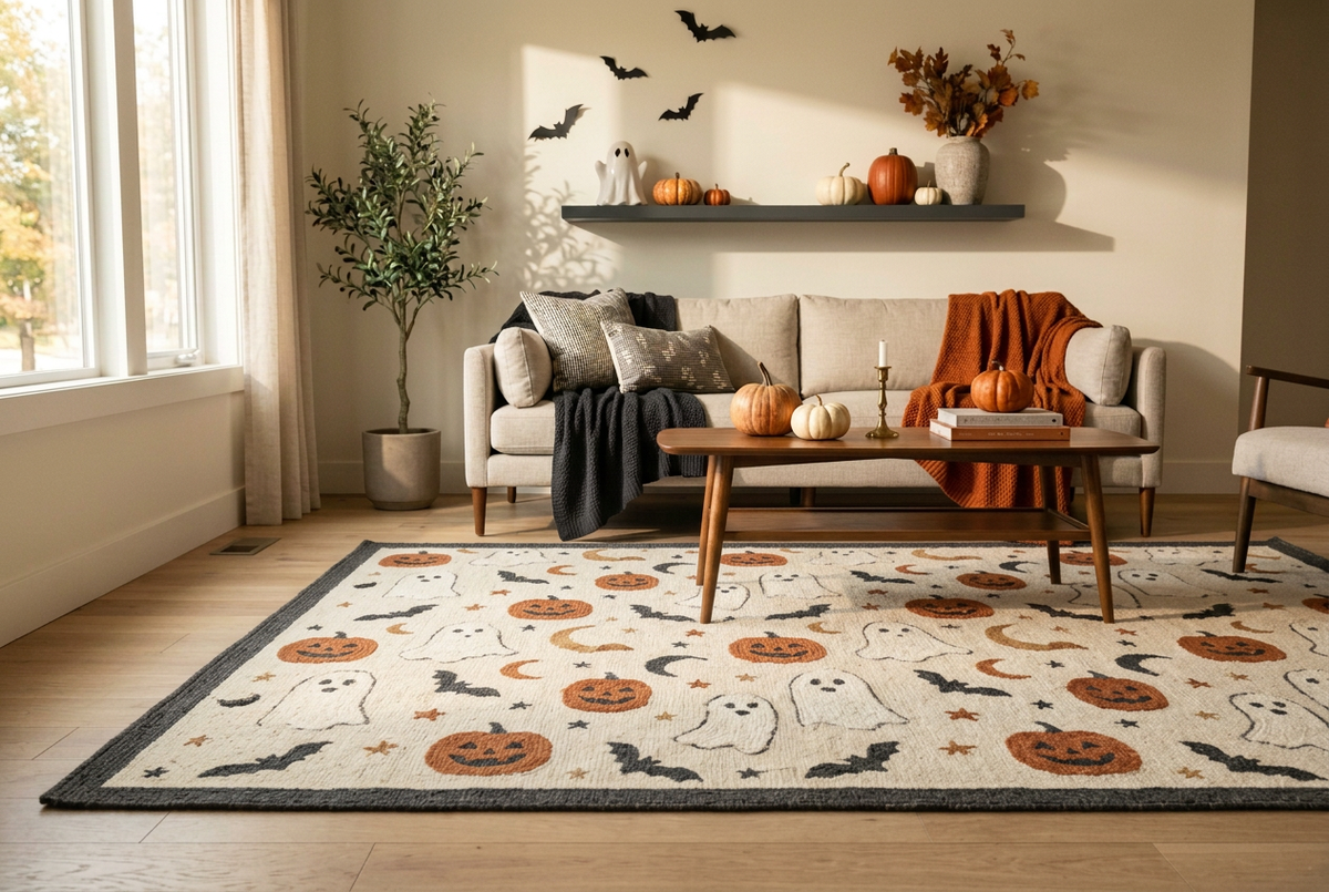 Halloween Pattern Rug Collection Cover