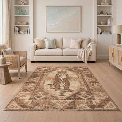 Heritage Tribal Tiger Area Rug