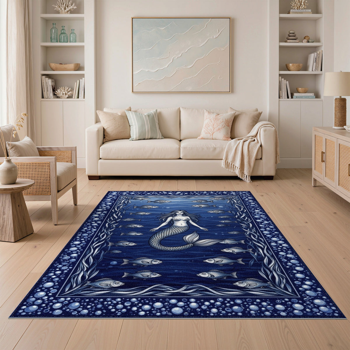 Mermaid Ocean Area Rug