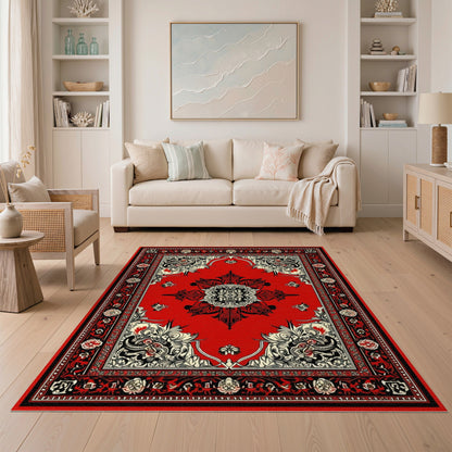 Red Dragon Persian Area Rug
