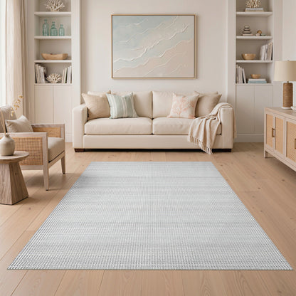 Black White Geometric Area Rug
