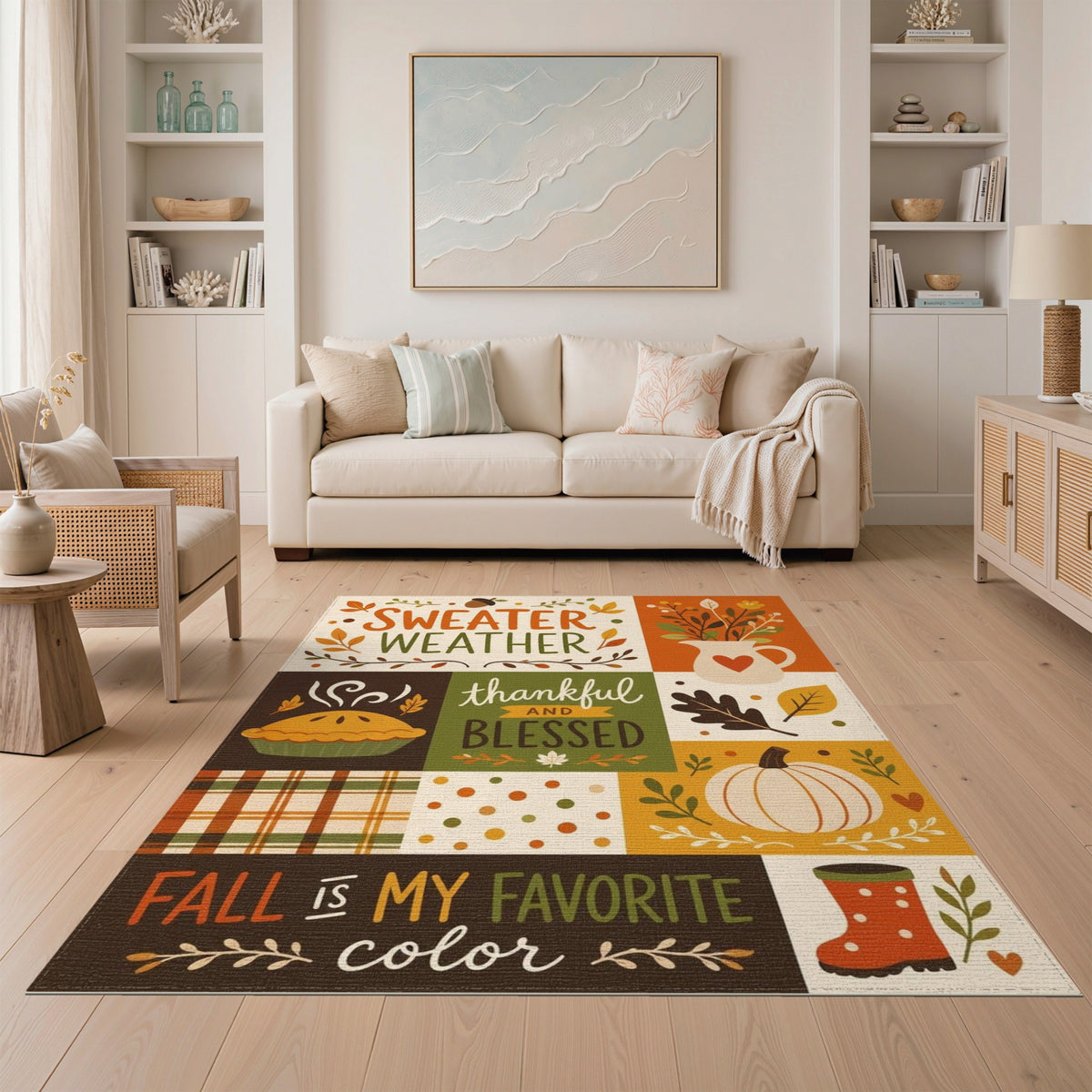 Fall Sweater Weather Area Rug