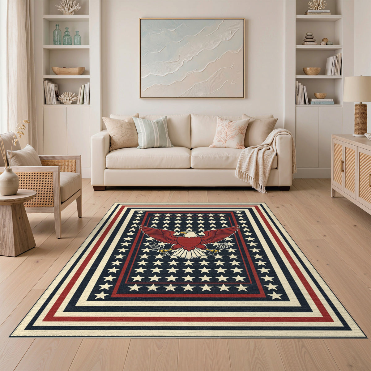 American Eagle Patriotic Area Rug