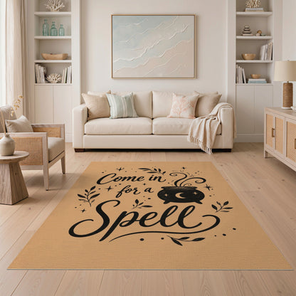 Come In For A Spell Cauldron Area Rug