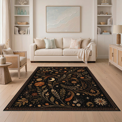 Celestial Floral Area Rug