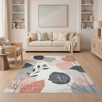 Abstract Leaf Area Rug