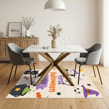 My First Halloween Kids Cartoon Rug