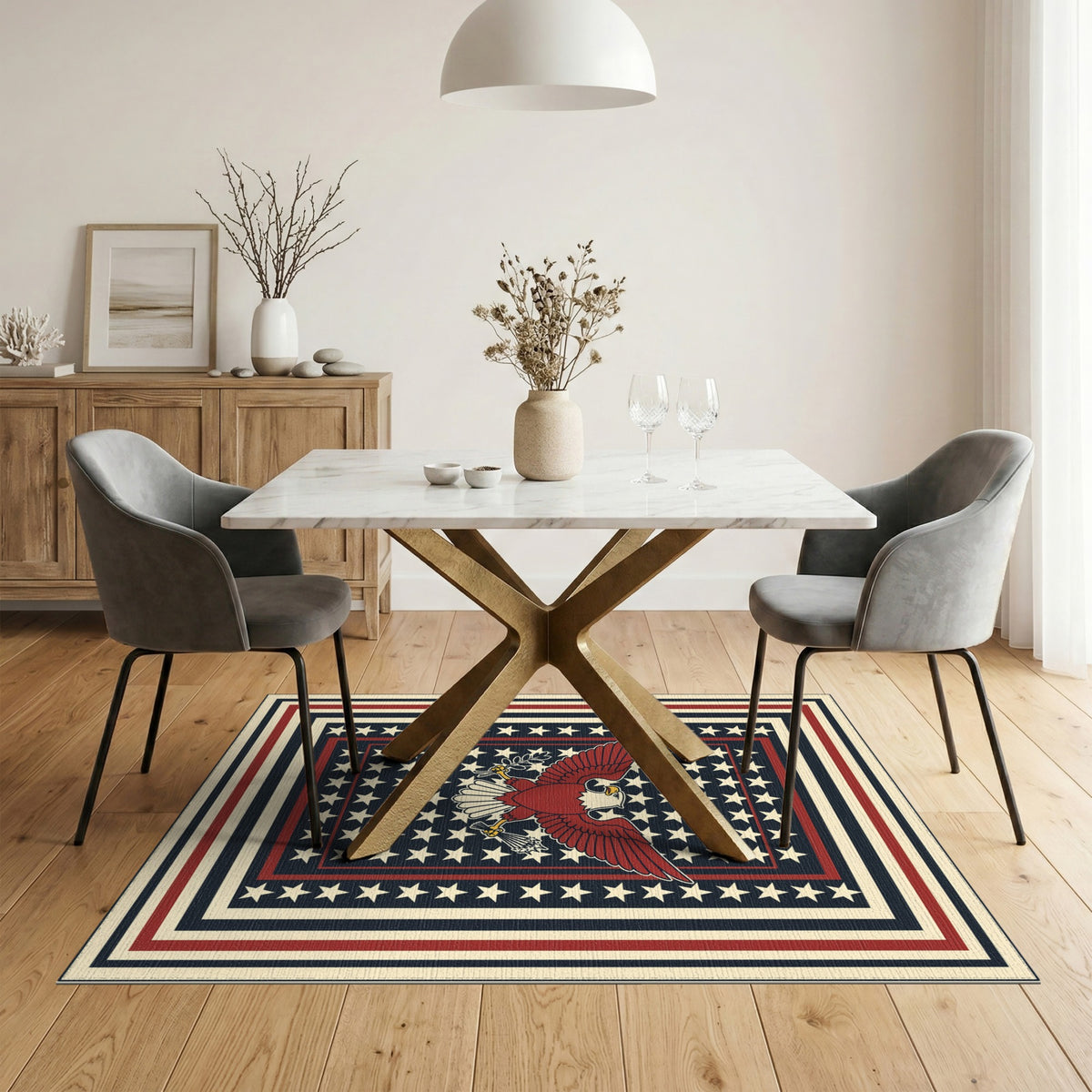 American Eagle Patriotic Area Rug