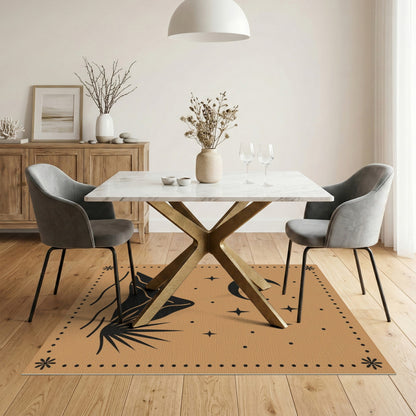 Southwestern Crescent Moon Area Rug