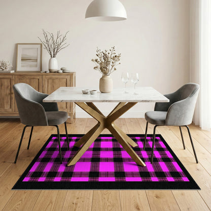 Pink Buffalo Check Area Rug