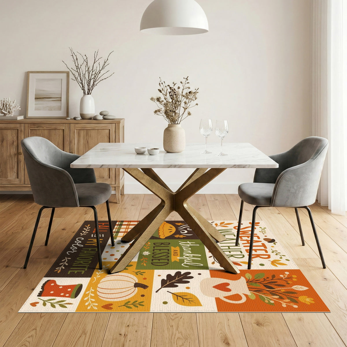 Fall Sweater Weather Area Rug