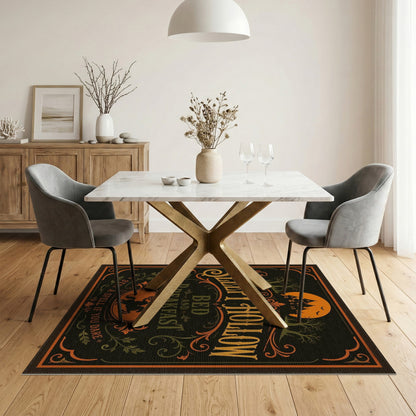 Sleepy Hollow Vintage Halloween Area Rug