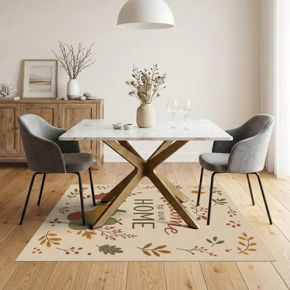 Autumn Harvest Welcome Area Rug
