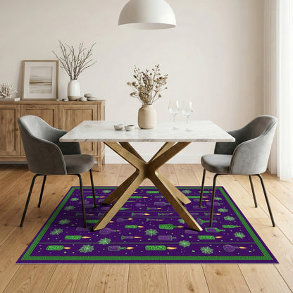 Mystic Purple Potion Candle Area Rug