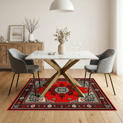 Red Dragon Persian Area Rug