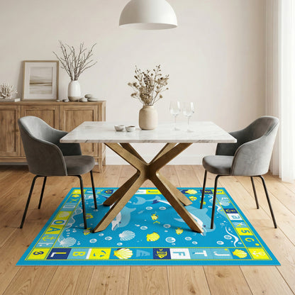 Blue Dolphin Kids Washable Area Rug