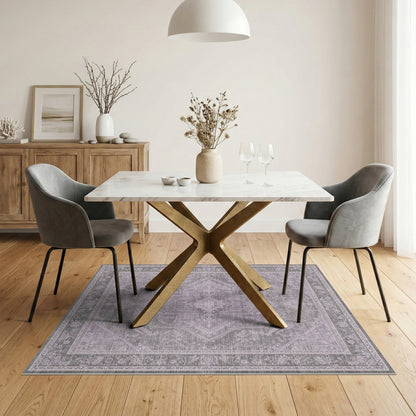 Purple Grey Persian Area Rug
