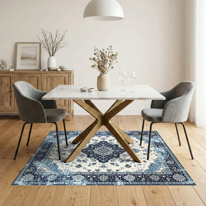 Blue Persian Traditional Area Rug