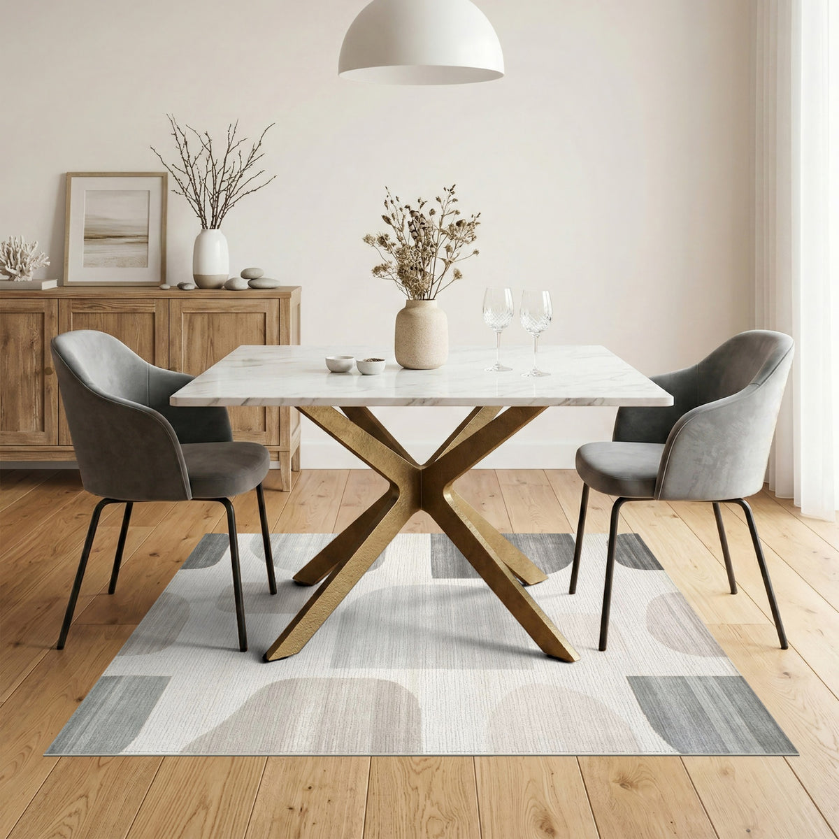 Grey Abstract Area Grey Abstract Shapes Area Rug
