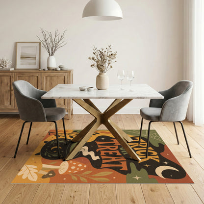 Trick or Treat Halloween Cauldron Area Rug