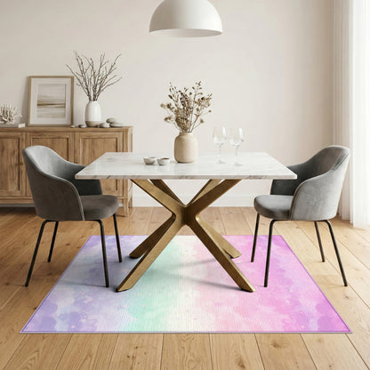 Pastel Starry Cloud Washable Area Rug
