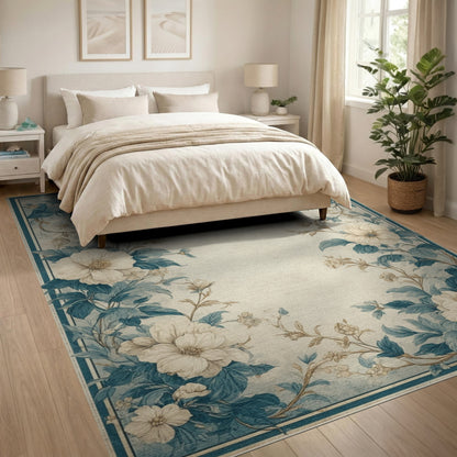 Blue Floral Vintage No. 23 Area Rug