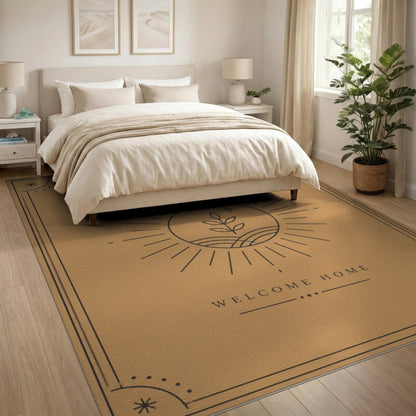 Welcome Home Terracotta Area Rug