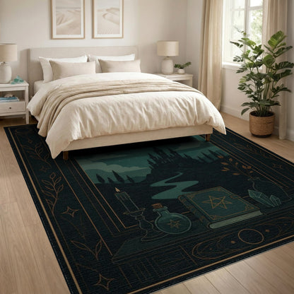 Midnight Castle Mystical Area Rug