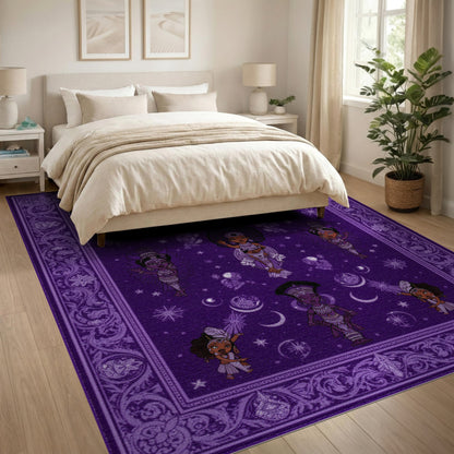 Purple Celestial Heritage Area Rug