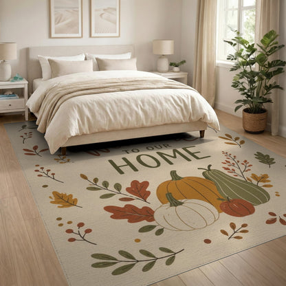 Autumn Harvest Welcome Area Rug