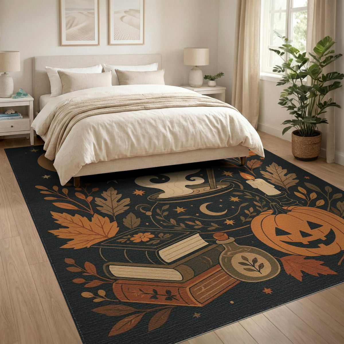 Enchanted Cauldron Autumn Area Rug