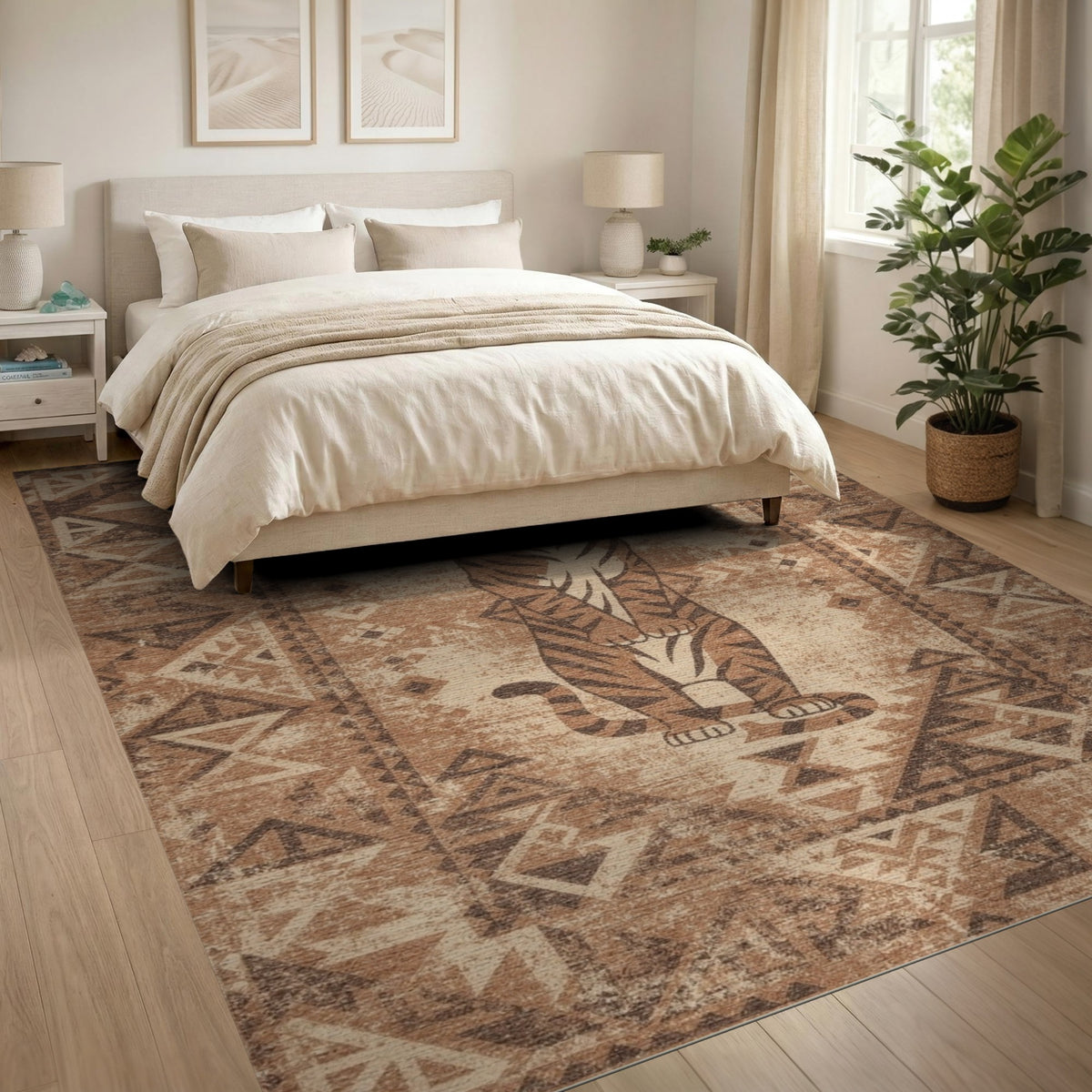 Heritage Tribal Tiger Area Rug
