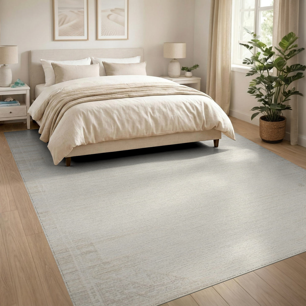 Beige Distressed Vintage No. 3 Area Rug