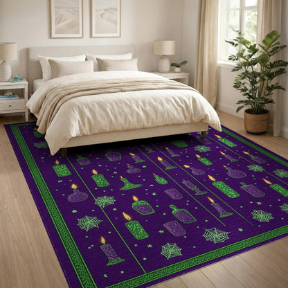 Mystic Purple Potion Candle Area Rug