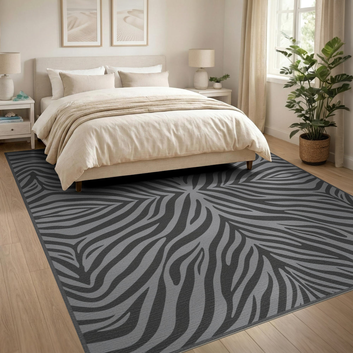 Abstract Area Grey Abstract Geometric Area Rug