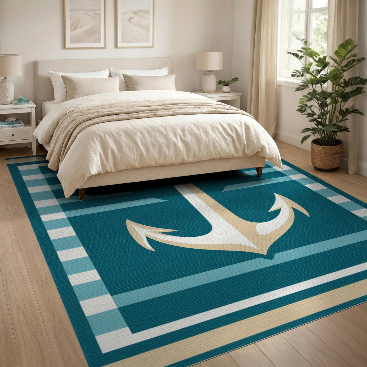 Coastal Anchor Area Rug