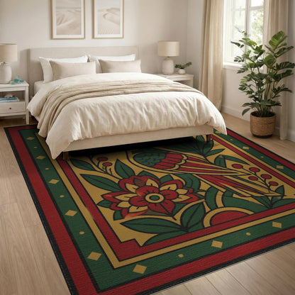Heritage Falcon Bird Area Rug