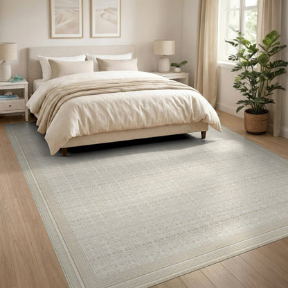 Geometric Modern Beige Geometric Pattern Area Rug