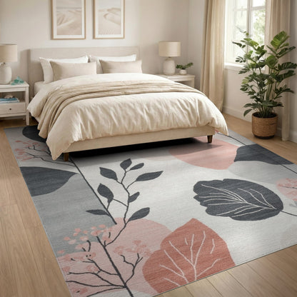 Abstract Leaf Area Rug
