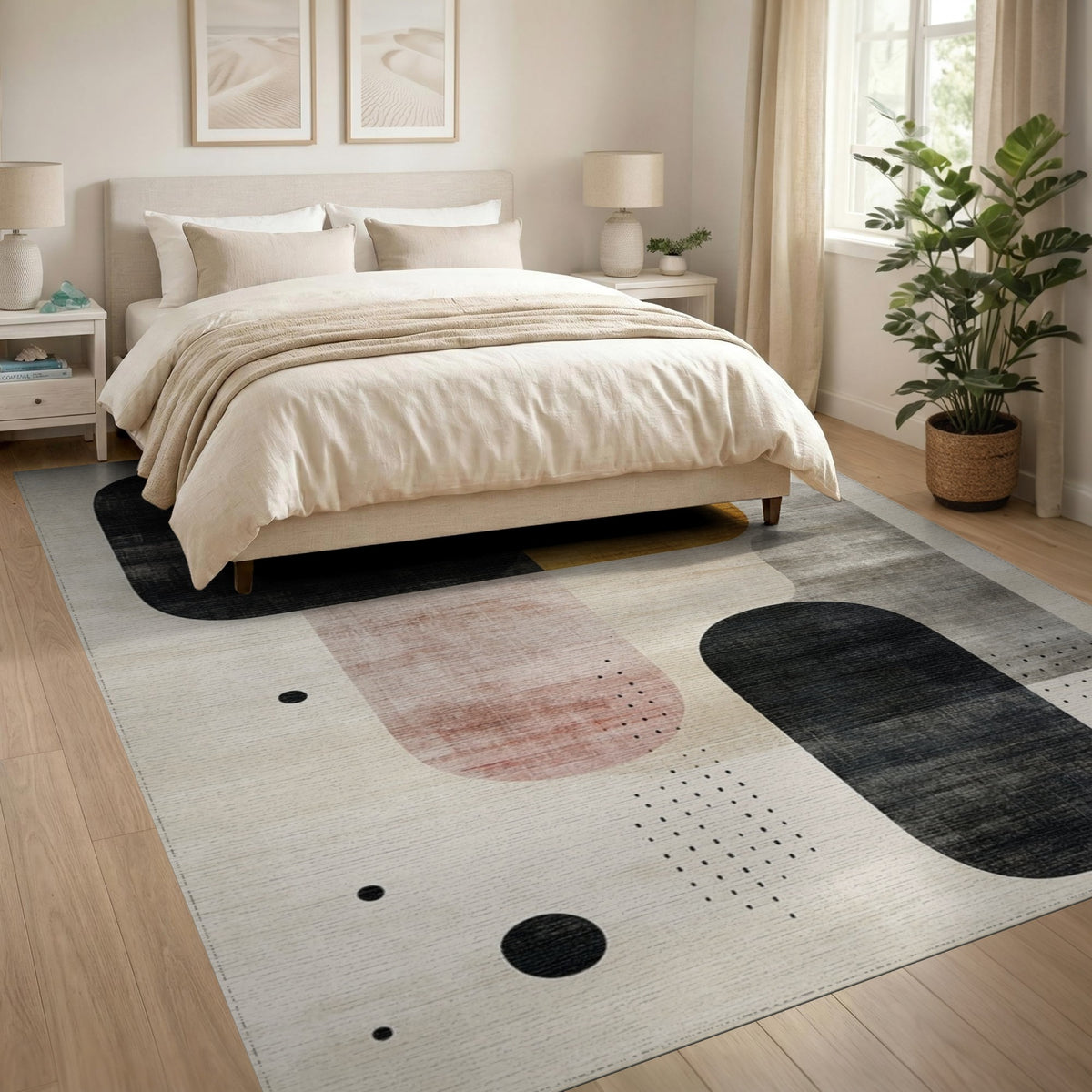Multi-color and Patterns Abstract Multi-Color Geometric Area Rug