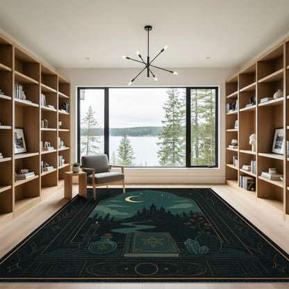 Midnight Castle Mystical Area Rug