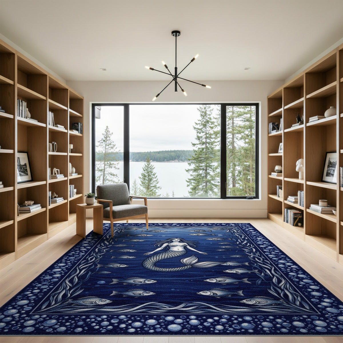 Mermaid Ocean Area Rug